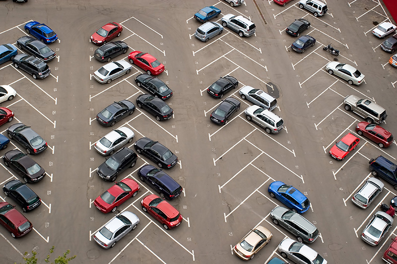 Cars In Parking Lot